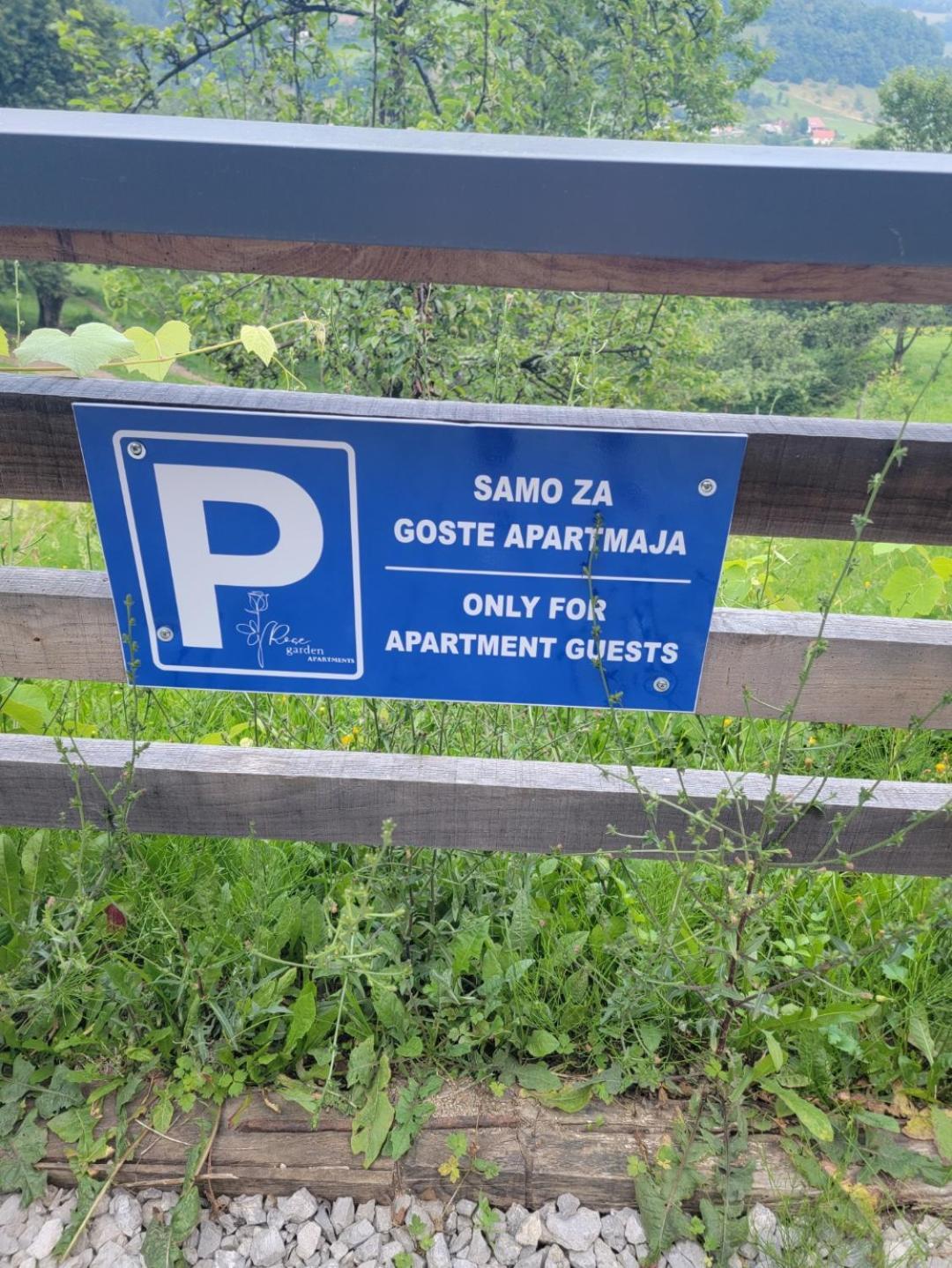 Rose Garden Apartman Ljubno Kültér fotó